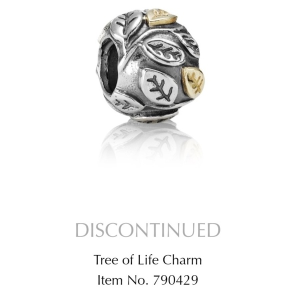 Tree of life Pandora charm with 14K gold - Picture 4 of 4